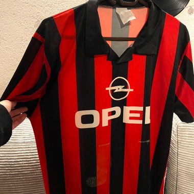 OPEL Red and Black Football Jersey