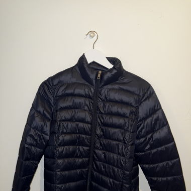Marineblau Puffer Jacke 