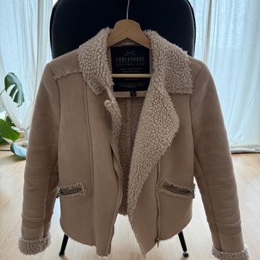 Giacca Teddy Rosa Threadbare