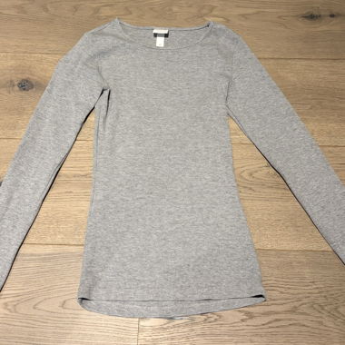 Maglietta grigia a maniche lunghe (Longsleeve) XS