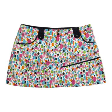 Minigonna Vintage Y2K Colorata a Pois