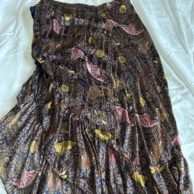 Silk skirt