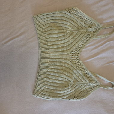Top style crochet vert