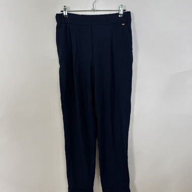Navy-Hochbundhose