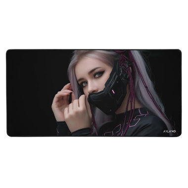 CyberPunk Girl, Maus- & Tastaturmatte 41x81cm