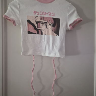 Bershka Chainsaw Man Croptop