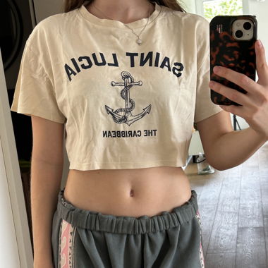 Cropped T-Shirt Saint Lucia