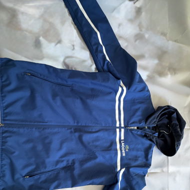 Lacoste windbreaker blau