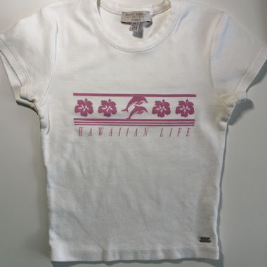 Pull & Bear - Camicia hawaiana bianca