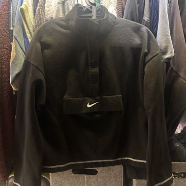 NIKE Swoosh Hoodie schwarz