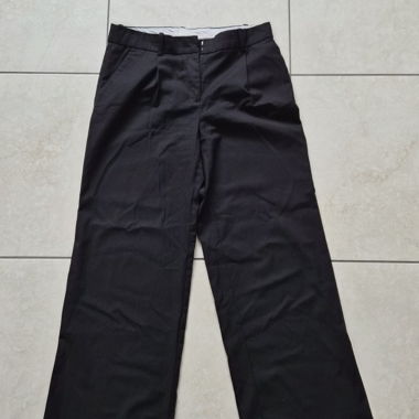 Black Fabric Trousers