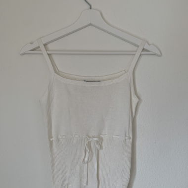Débardeur cintré blanc 