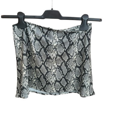 Vintage Y2K Punk Rave Summer Mini Snake Skirt S