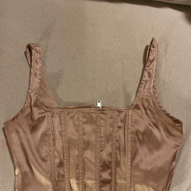 Pink corset top