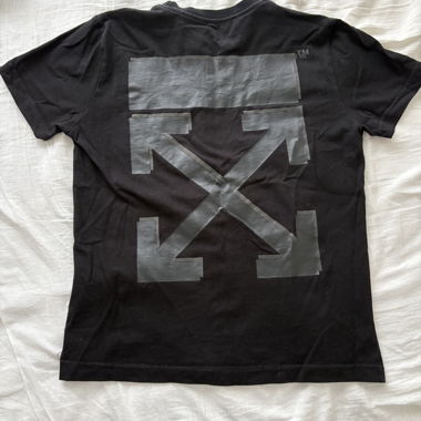 T-shirt Off-White noir au logo