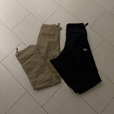Pantalon cargo Carhartt WIP en lot Noir, Beige gr.30x34