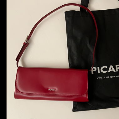 Picard Lederhandtasche Rot