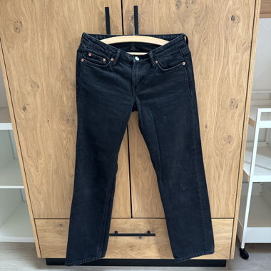 Weekday Arrow jeans a gamba dritta Black 26/32