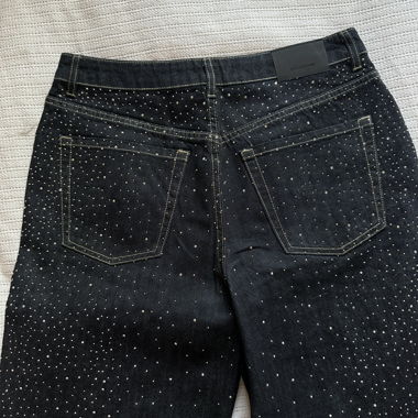 MANGO GLITZERHOSE