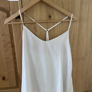 Haut blanc Hollister taille M
