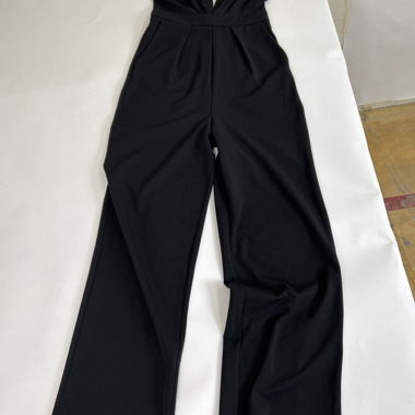 Black halter jumpsuit