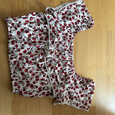 Chemisier court fleuri