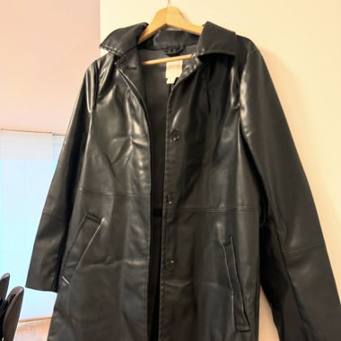 Lange Zara Ledermantel