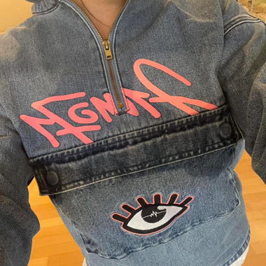 Hoodie en jean