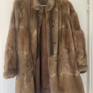 Vintage Rabbit Fur Coat