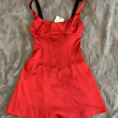 Red Zara Dress XS