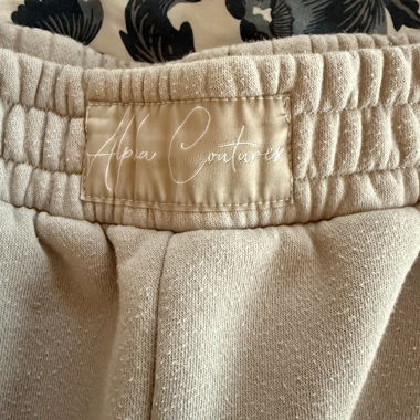 ALPHA COUTURES / Jogginghose beige in Gr. L