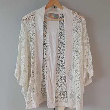 White Lace Kimono