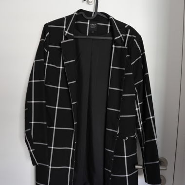 Only Blazer with Check Pattern