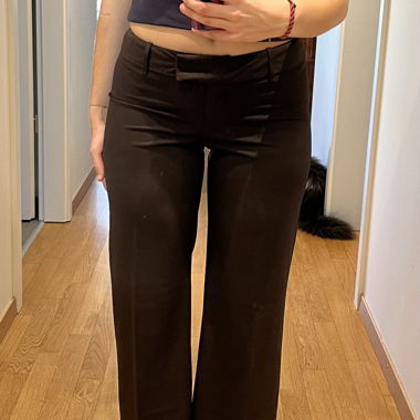Pantalon vintage brun
