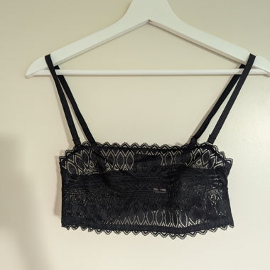 Soutien-gorge sans bretelles Etam noir