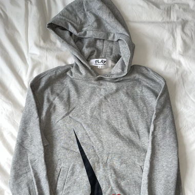 Felpa con cappuccio COMME des GARCONS PLAY x Nike taglia L