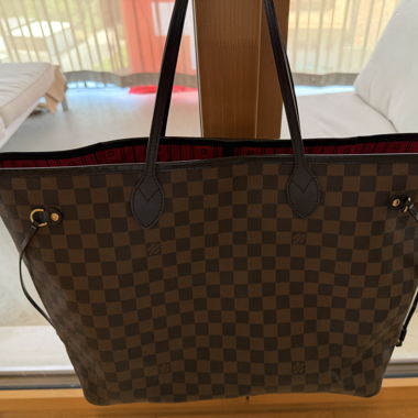 Sac cabas Damier