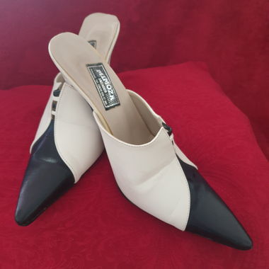 Escarpins Mimoza blanc noire t 38