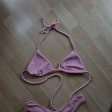 Pink velvet Bikini 