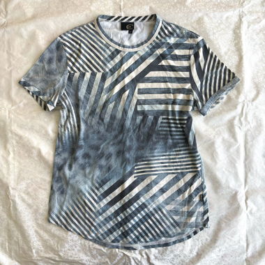 Just Cavalli striped graphic tee top