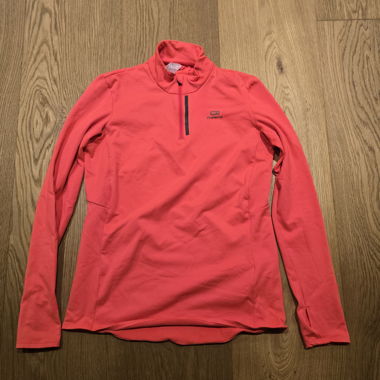 Kalenji Langarm-Laufshirt Leuchtrot / pink