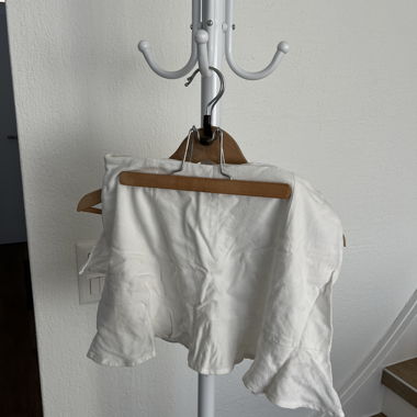 Mini skirt in linen