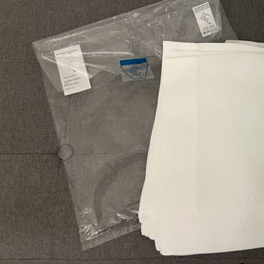 12 serviettes Eri Textiles brodées main