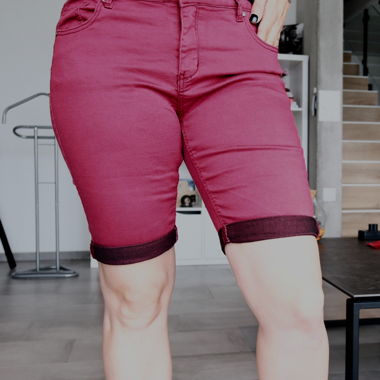 Red Bermuda Shorts