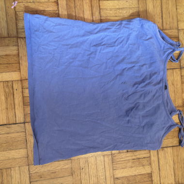 Blue Women’s Top with Straps