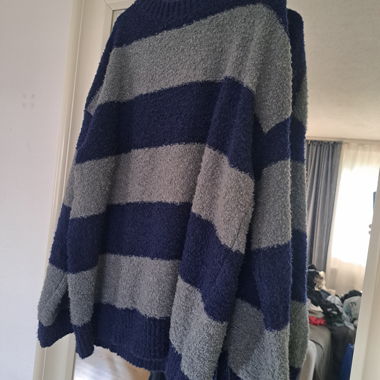 Maglione in maglia a righe