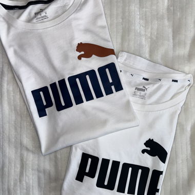 Lot de 2 tshirts Puma blancs