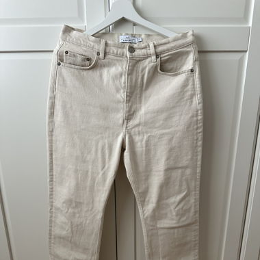 &other stories Slim straight Denim creme,Gr. 32/28