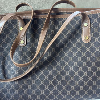 Borsa tote con monogramma