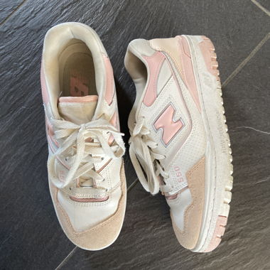 New Balance 550 Sneaker rosa/weiss
